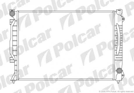 Радіатор охолодження Polcar 132708-1