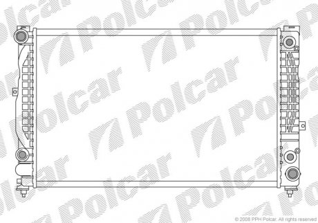 Радіатор охолодження Polcar 132408A6 (фото 1)