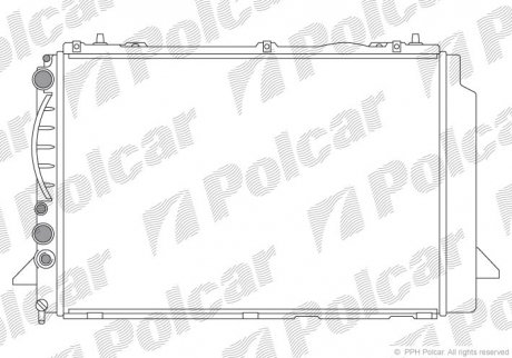 Радіатор охолодження Polcar 130808A2