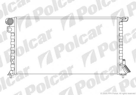 Радіатор охолодження Polcar 235008-A (фото 1)