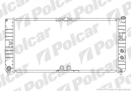 Радіатор охолодження Polcar 558108-1