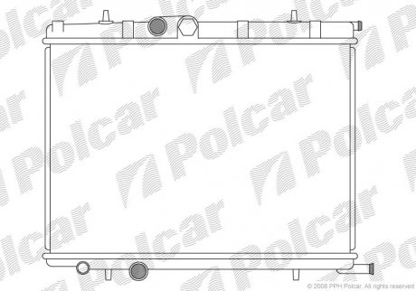 Радіатор охолодження Polcar 232708-3