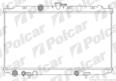 Радіатор охолодження Polcar 273408-1