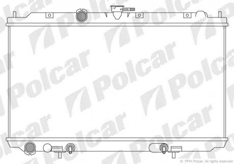 Радіатор охолодження Polcar 273408-2
