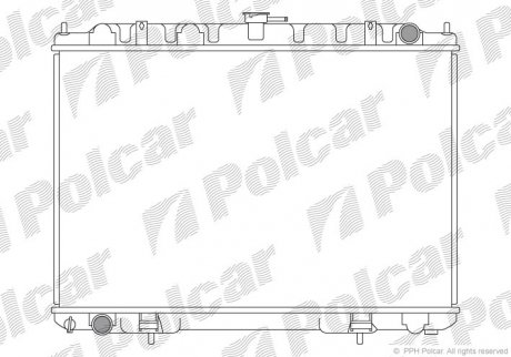 Радіатор охолодження Polcar 274608-5