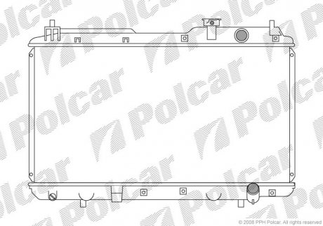 Радіатор охолодження Polcar 387508-2