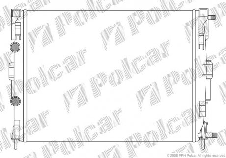 Радіатор охолодження Polcar 601208-2 (фото 1)