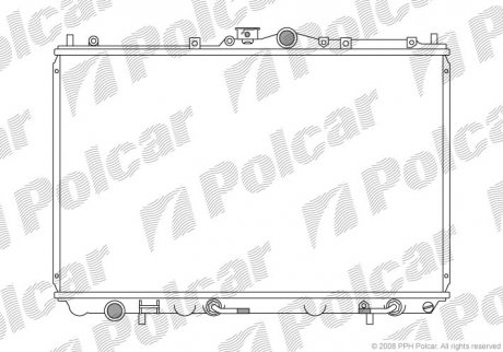 Радіатор охолодження Polcar 521008-2