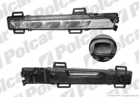 Фара денного світла Polcar 3281302E