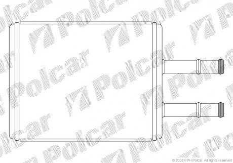 Радіатор обігріву Polcar 4516N8-1