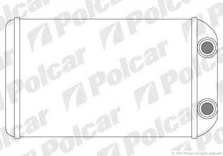 Радіатор обігріву Polcar 8112N8-1