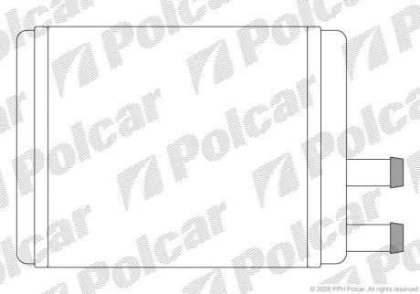 Радіатор обігріву Polcar 5100N8-1