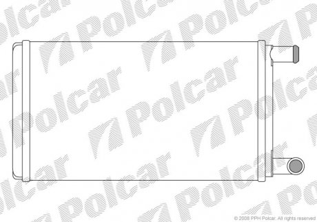 Радіатор обігріву Polcar 5061N8-1 (фото 1)