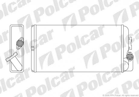 Радіатор обігріву Polcar 5053N8-1 (фото 1)