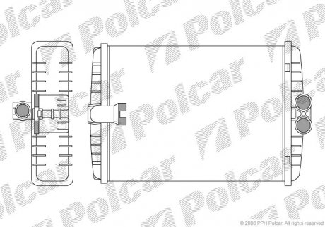 Радіатор обігріву Polcar 5025N81X