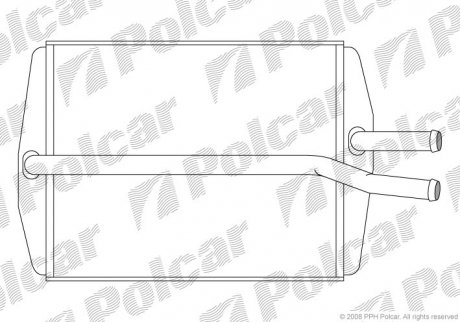 Радіатор обігріву Polcar 3210N8-1