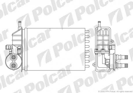 Радіатор обігріву Polcar 3002N8-1 (фото 1)
