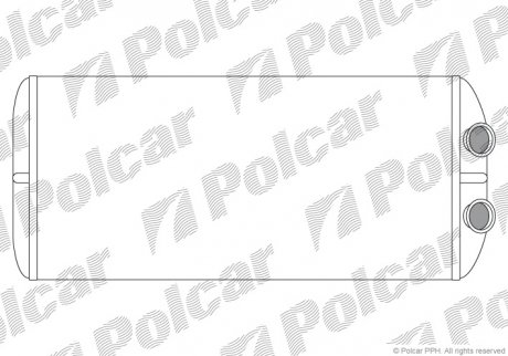 Радіатор обігріву Polcar 2329N8-3