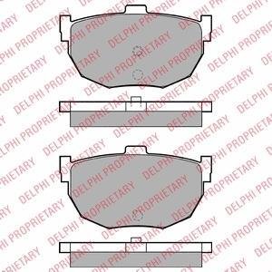 Klocki hamulcowe Delphi LP1072