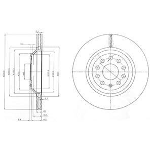 Гальмівні(тормозні) диски Delphi BG3975