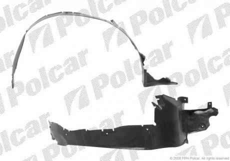 Підкрилок правий Polcar 5002FP-2 (фото 1)