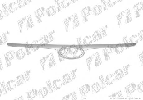 Накладка решітки Polcar 401505-1 (фото 1)