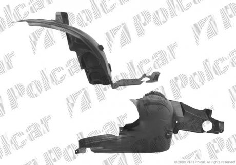 Підкрилок правий Polcar 5035FP-2 (фото 1)
