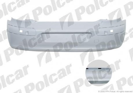 Бампер задній Polcar 571096-J (фото 1)