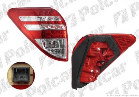 Ліхтар задній Polcar 814988-E