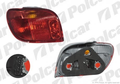 Ліхтар задній Polcar 8104871E