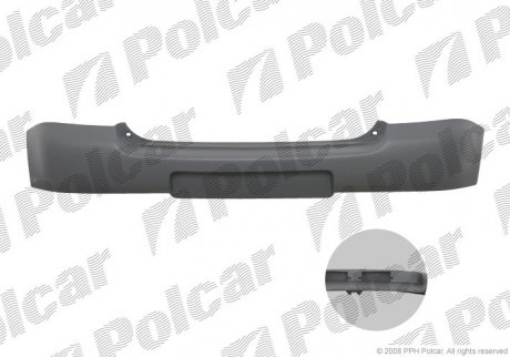 Бампер задній Polcar 810396-1 (фото 1)