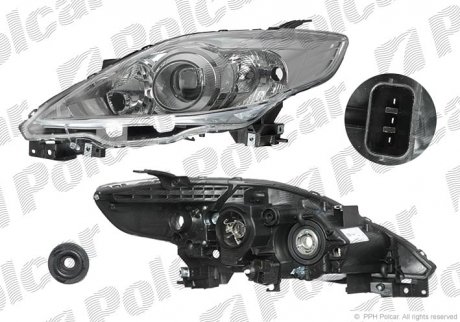 Фара основна Polcar 4550092E