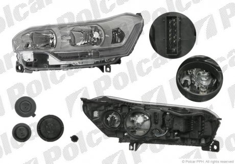 Фара основна Polcar 233410-V