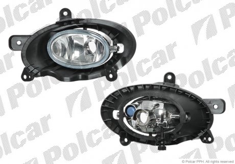 Фара передня Polcar 38X129-U