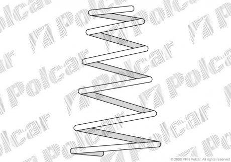Пружина підвіски Polcar ST346108