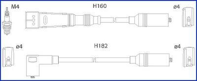 Дроти запалення, набір HITACHI 134716