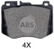 Колодки гальмівні, дискові A.B.S. 35064 (фото 1)