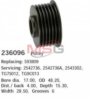 Шкив генератора 5083081 CARGO 236096