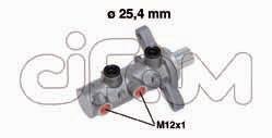 Циліндр гальмівний (головний) Citroen Jumper II/Peugeot Boxer/Fiat Ducato 2.0-3.0 D 06- (d=25.4mm) CIFAM 202-727 (фото 1)