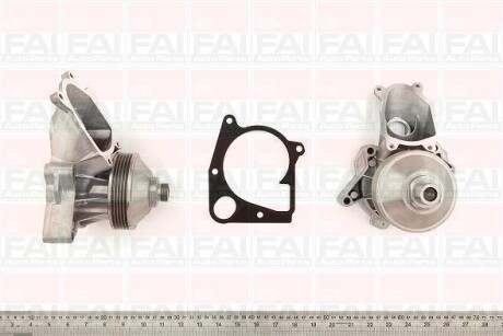 Водяна помпа BMW (E38/E39/E46/X5)/Land Rover/Opel Omega 2.5D/Dti/3.0D 1998- FAI WP6317