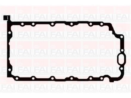 OPEL Прокладка поддона Astra G,Omega B,Vectra B/C 2.0/2.2 DTi FAI SG863