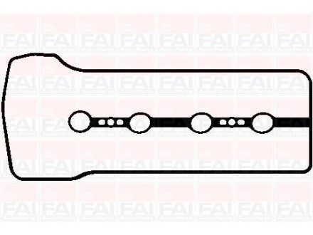 TOYOTA Прокладка клапанной крышки Avensis,Camry 2.0,2.4,Rav 4 FAI RC1231S