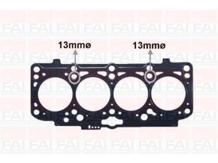 Прокладка Г/Б Audi/VW 1.9SDI/TDI AHF/AGR MLS MOT- 2! 1.63MM FAI HG1011A