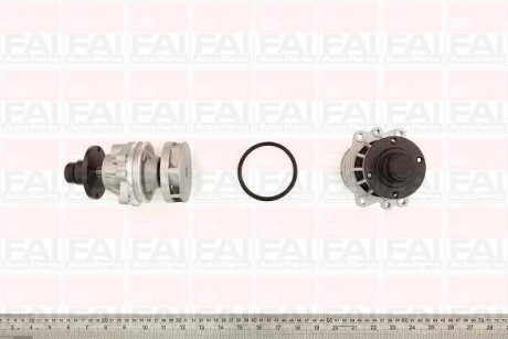 Водяна помпа Bmw 525TD/TDS 91- E34,E39+318 FAI WP3096