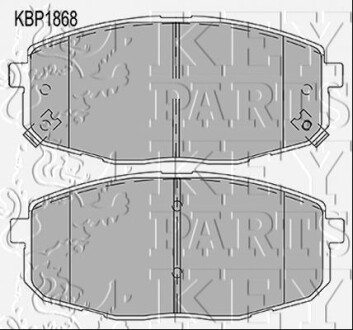 Гальмiвнi колодки дисковi KEYPARTS KBP1868