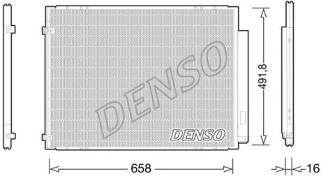 Радіатор кондиціонера DENSO DCN51010