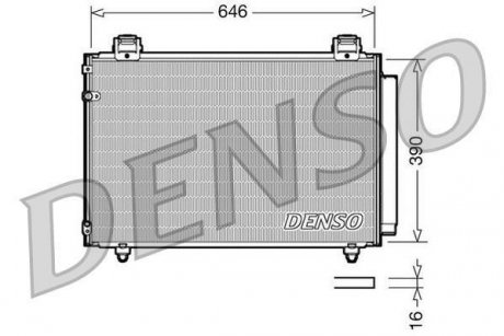Радіатор кондиціонера DENSO DCN50024