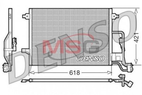 Радіатор кондиціонера DENSO DCN32018 (фото 1)