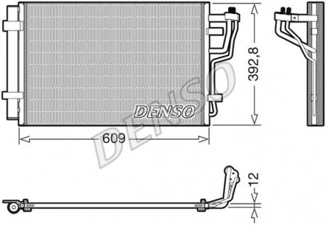 Радіатор кондиціонера DENSO DCN41013