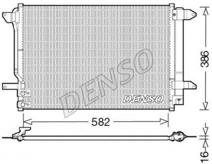 Радіатор кондиціонера DENSO DCN32027